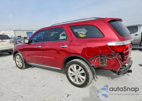 2013 Dodge Durango Crew from USA, damaged, VIN 1C4RDJDGXDC527802